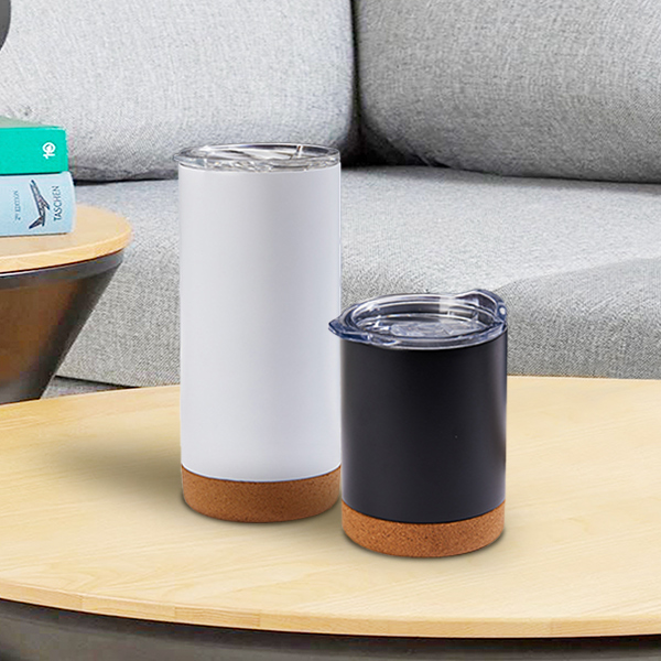 sleek stainless steel tumbler