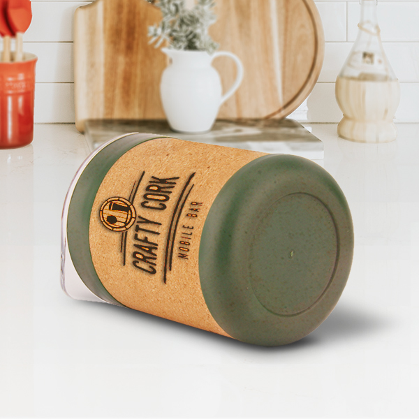 Eco-Friendly Wheat Straw Cork Coffee Cup