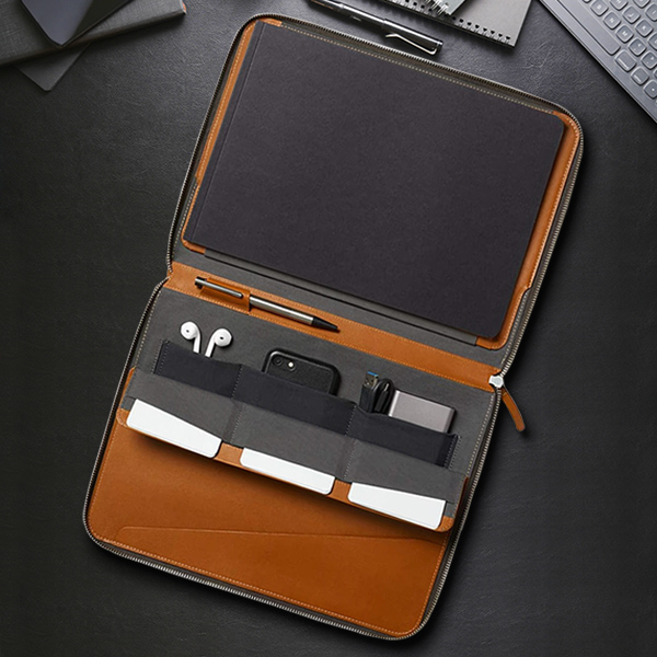 Waterborne-PU-Leather-Gadget-Organiser