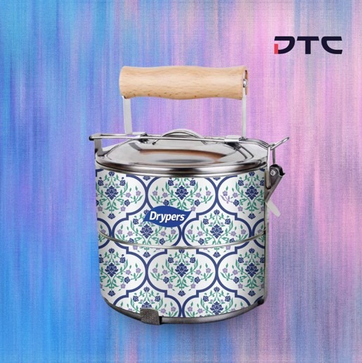 Drypers customised tiffin