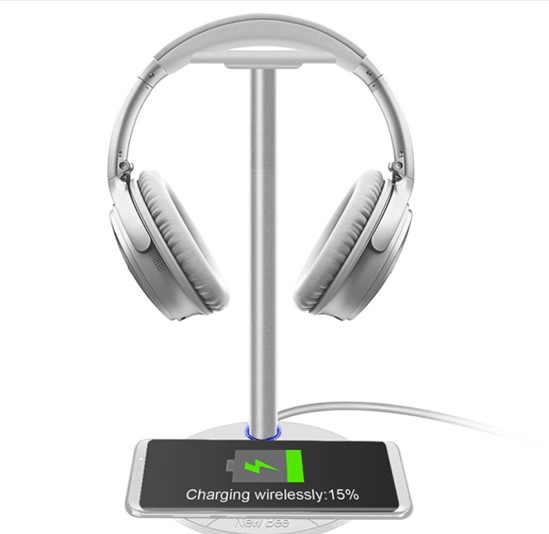 Headphone Stand with Wireless Charger
