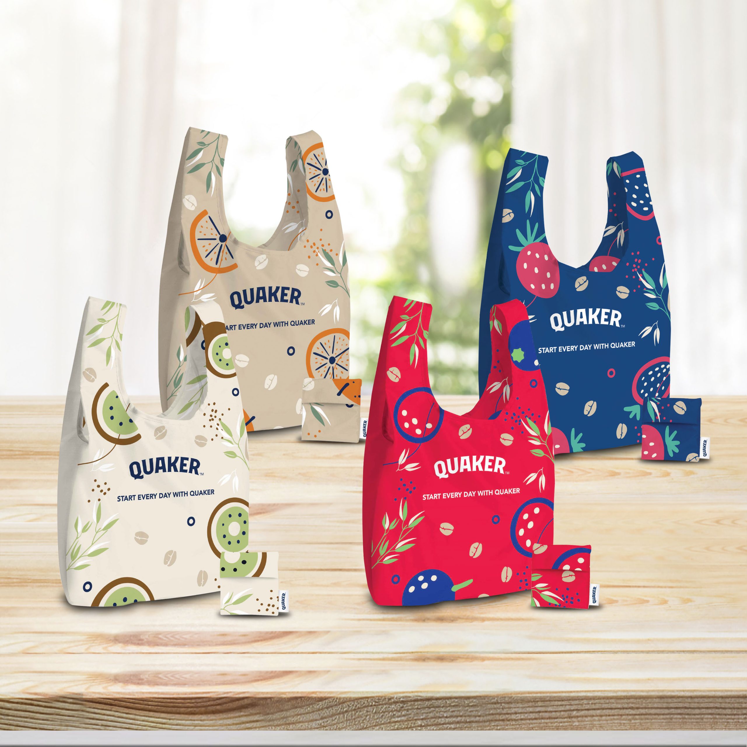 Customized Foldable Bag for Quaker Oats Malaysia
