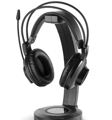 RGB Light Wireless Charging Headphone Holder