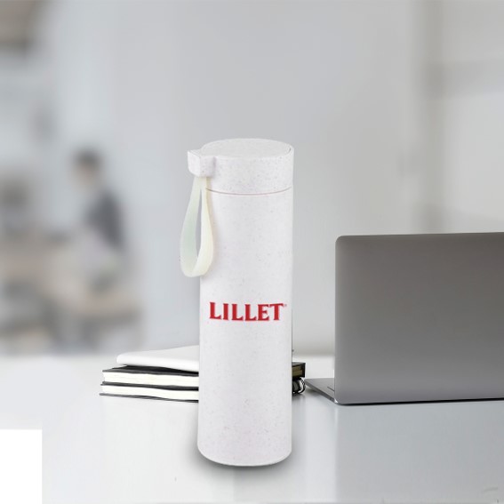 Wheat Straw Glass Bottle