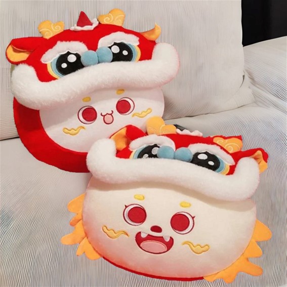 Customised Chinese New Year Cushion Blanket