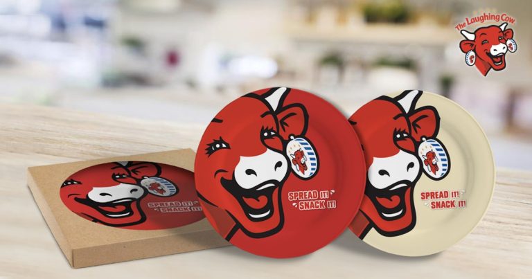 Laughing Cow Plates Set