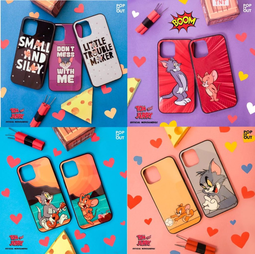 Tom and Jerry themed phone cases