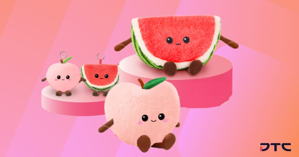 Colgate Fruit Plush and Plush Keychains