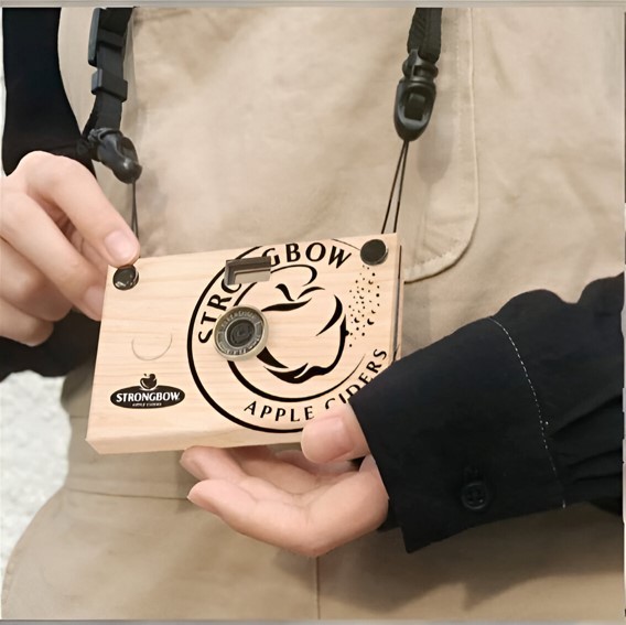 Strongbow stone paper camera