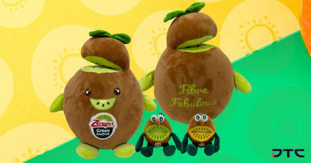 custom plush, customised plushie, Zespri Kiwi
