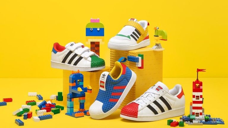 Adidas and LEGO shoes