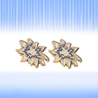 edelweiss flower pin