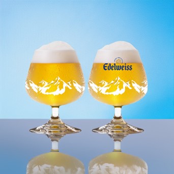 edelweiss tulip glass
