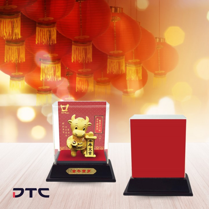 koufu cny custom premium gift - gold ox