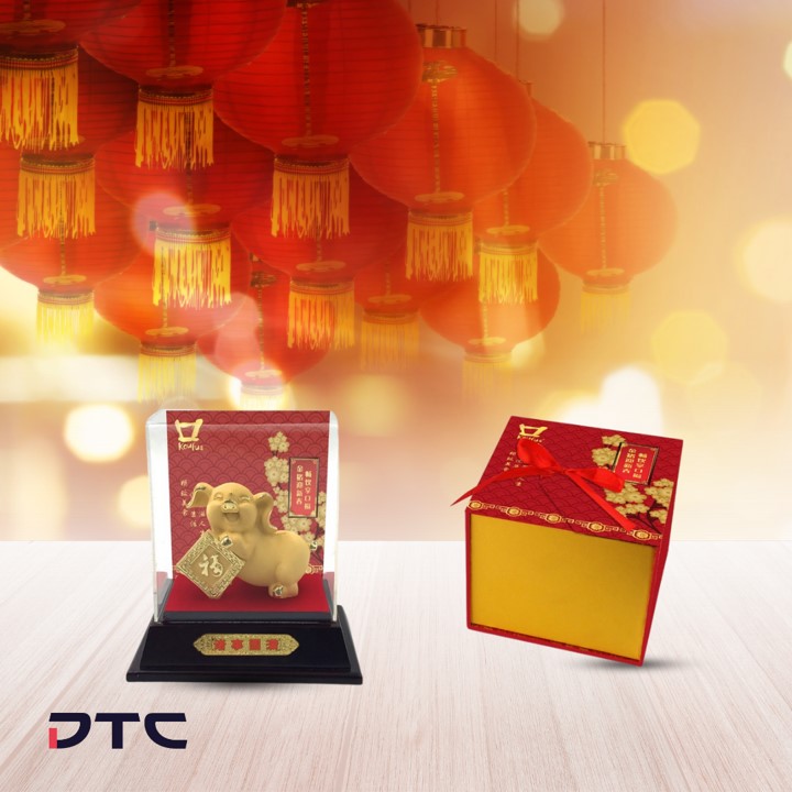 koufu cny custom premium gift - gold pig