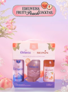 Edelweiss beer gift-with-purchase