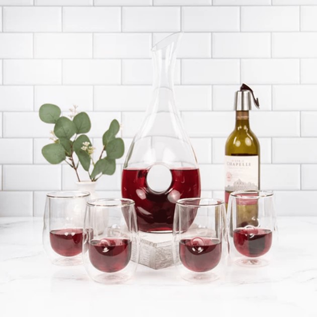 Wine Decanter & Glass Set from Shadow Breeze
