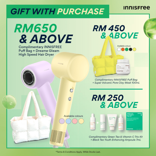 innisfree Puff Bag