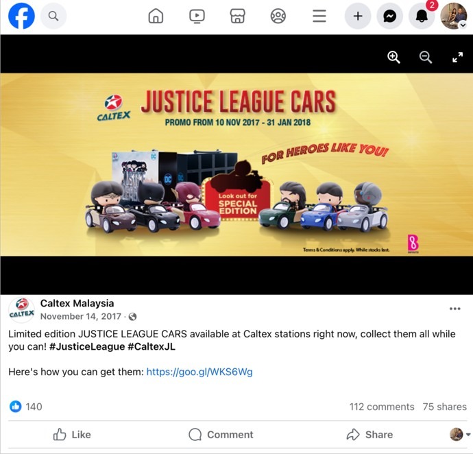 Caltex Malaysia Justice League