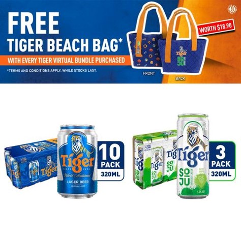 Free Tiger Soju Beach Bag