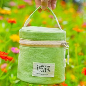 Mini Cylindrical Cosmetic Bag