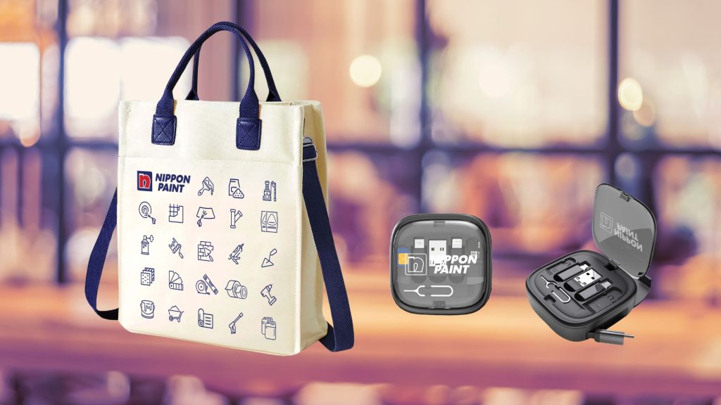 Nippon paint premium tote_retractable cable set