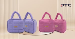 Limited Edition Guardian Puffy Cosmetic Bags gift with purchase showcase