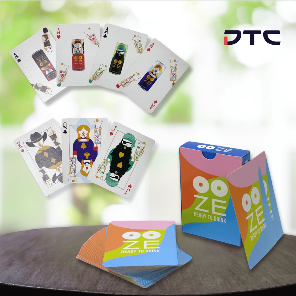 OOZE Brand Poker Cards Promotional Merchandise