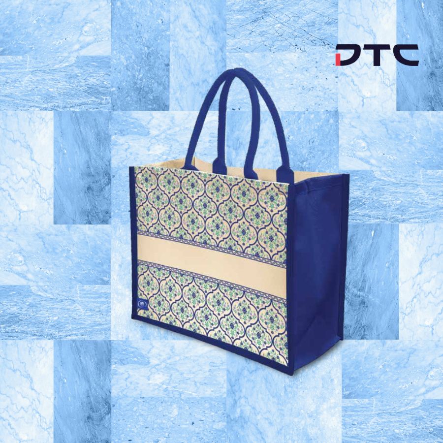 Vinda Raya Canvas Carrier - blue design