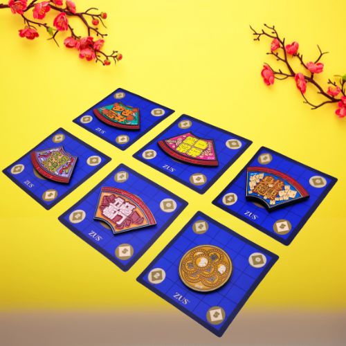 ZUS CNY magnet collectibles with card