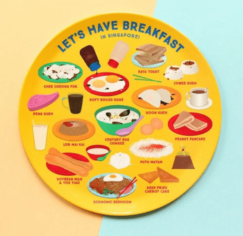 Singapore-Inspired Design Plate