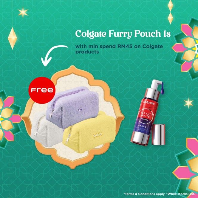 Colgate Furry Pouch promo - Watsons Malaysia