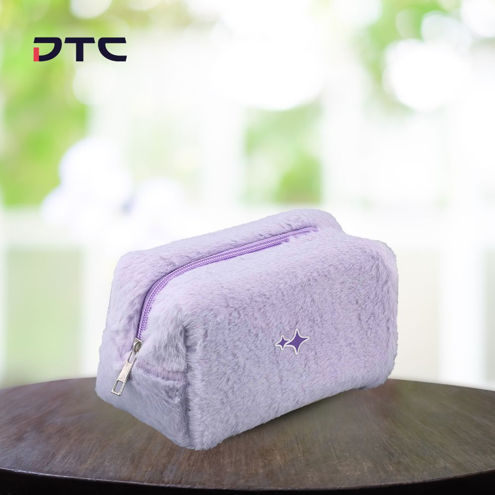 Colgate Furry Pouch - purple design