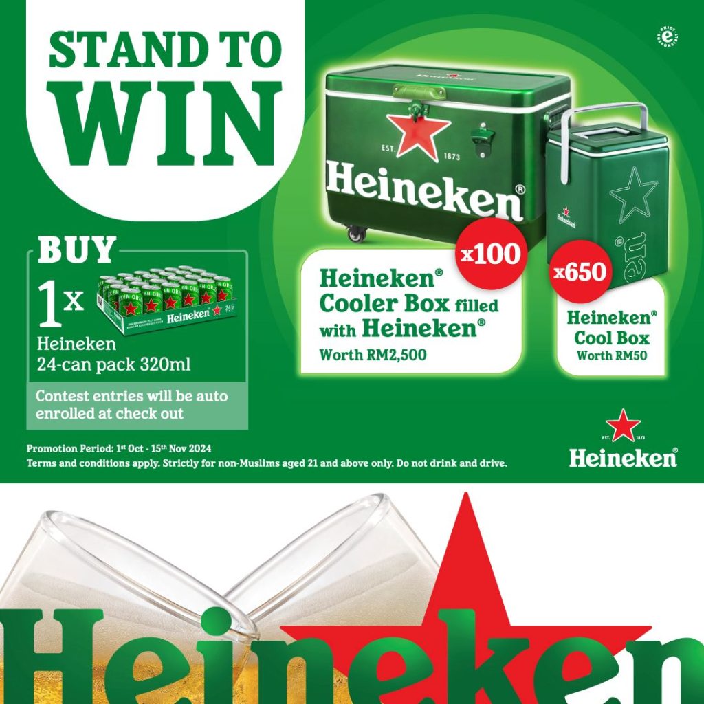 Heineken Malaysia stand to win cooler box campaign
