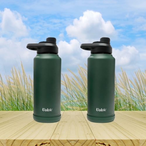 Volvic Bottles; customised branded merchandise