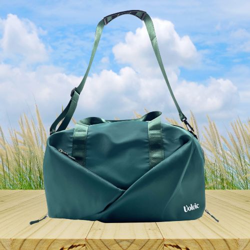 Volvic Duffle Bag; custom branded merchandise