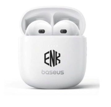 baseus wireless earbuds white - tech corporate gift idea