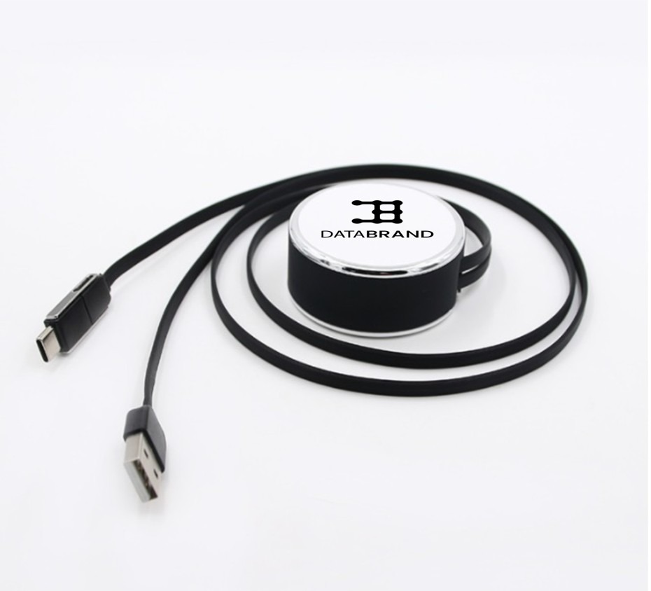 3 in 1 Round Box Charging Cable