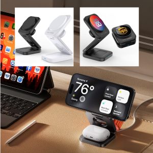 Folding Magsafe 3 in 1 Wireless Charger