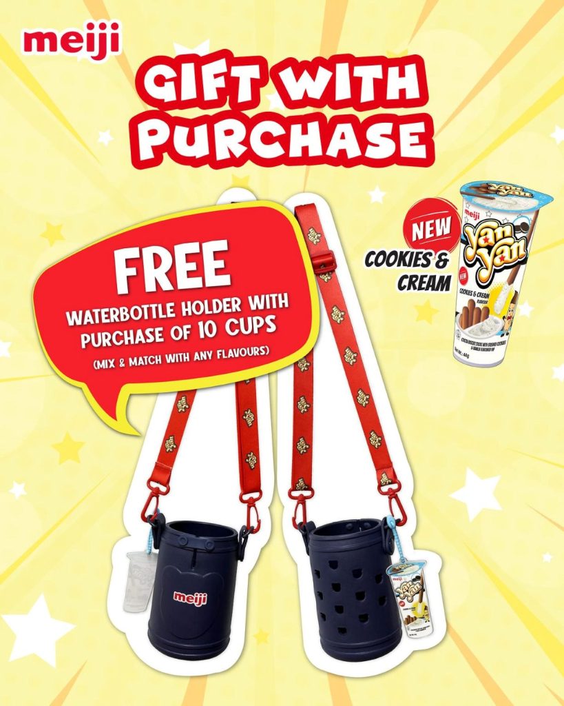 Meiji bottle holder promo