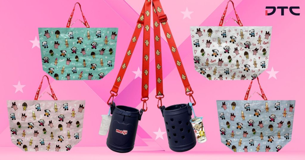 Meiji gift with purchase - shopping bags, bottle holder