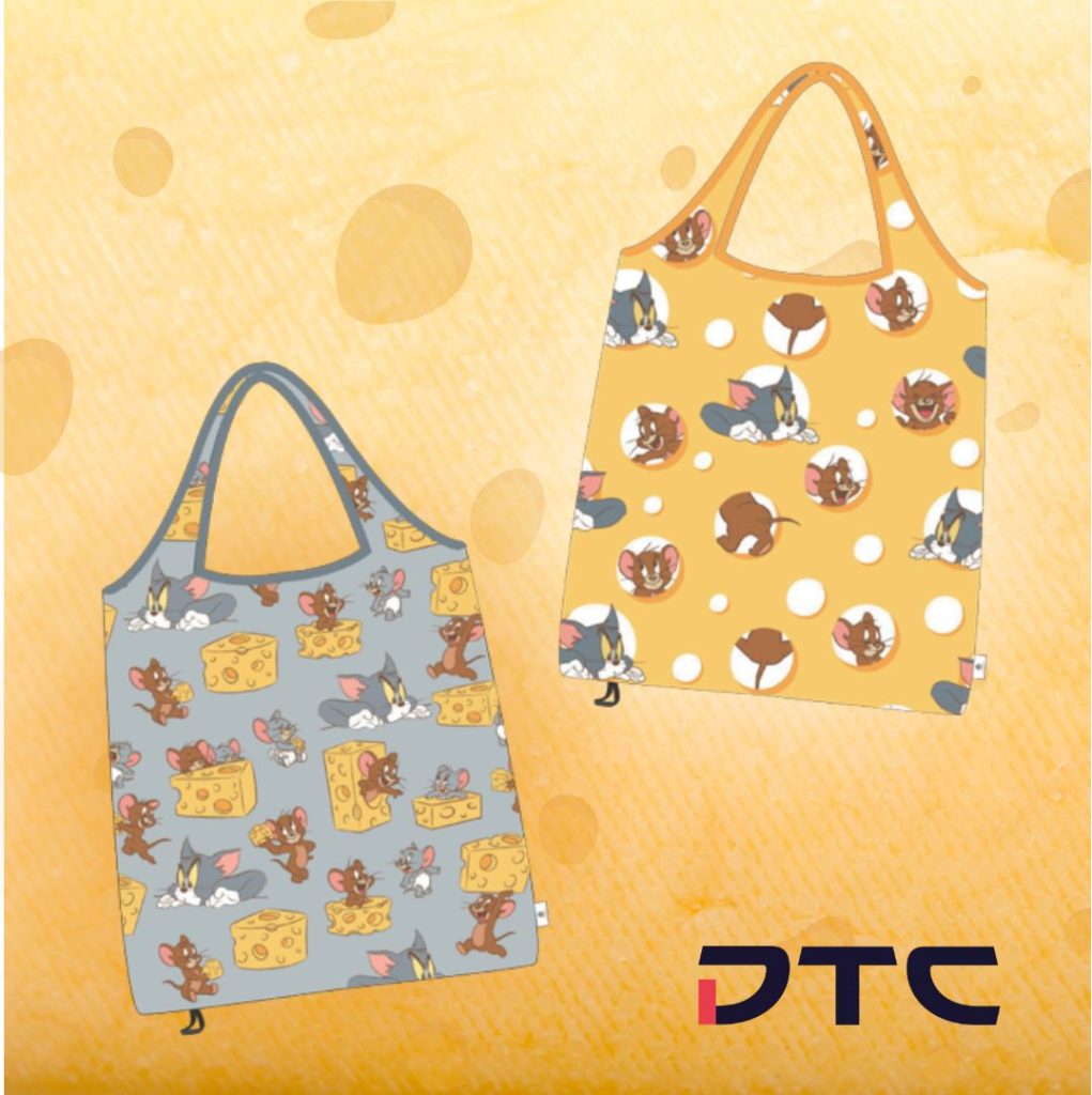Tom and Jerry Foldable Bags: Compact, cute, and practical, a functional collectible for everyday use. Designed by DTC World