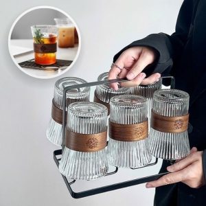 6 Pieces Glass Cup Set
