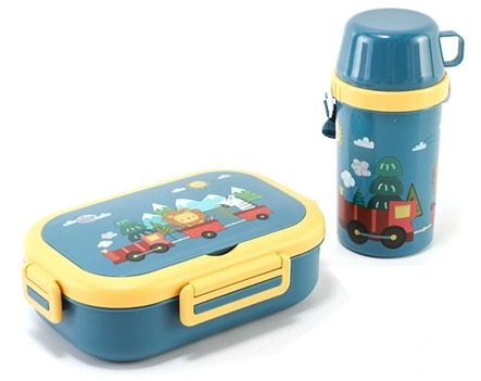 Bento Box Lunch with Bottle Set