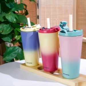 Gradient Color Glass Mug