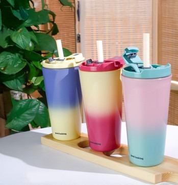 Gradient Color Glass Mug