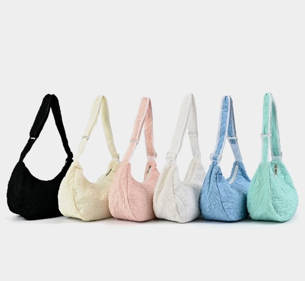 Pleated Shoulder Bag