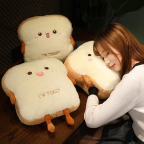 Plush Bread Pillow