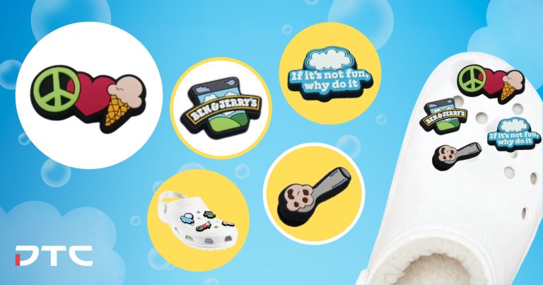 Ben & Jerry’s GWP collectible shoe charm set – produced by DTC World