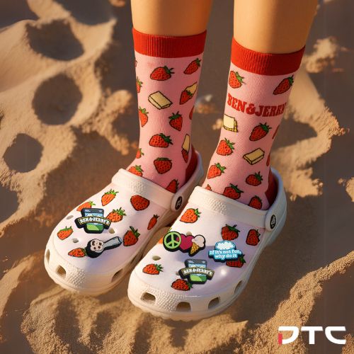 Ben & Jerry’s GWP collectible shoe charm set – produced by DTC World